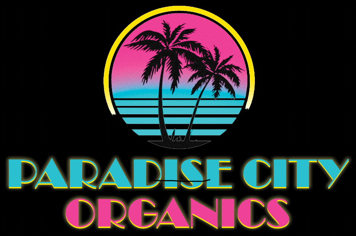 Paradise City Organics Sticker 3"x 4.5"